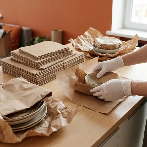 Kraft Paper for Careful Wrapping